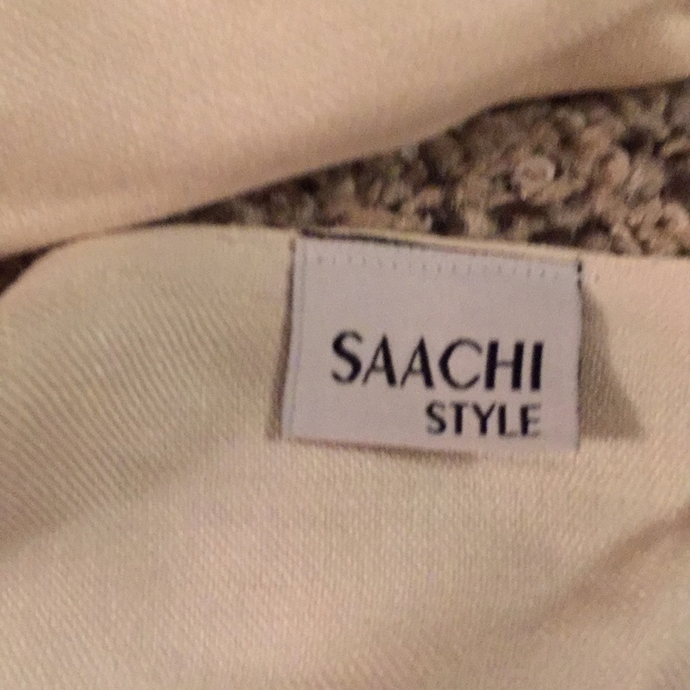 Saachi Style Cream Scarf - Picture 3 of 3